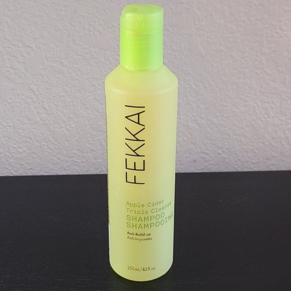 FEKKAI Apple Cider Triple Cleanse Shampoo Clarifying Scalp Detox 8.5 oz / 250mL